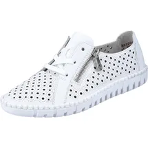 Rieker Schnürschuh Damen Weiß 36