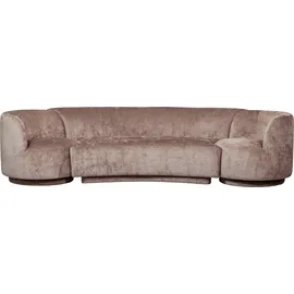 Woood Loungesofa Chenille 4–5 Sitzplätze Grau