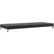 vidaXL Tischdecken Uni Schwarz 102 x 202 x 15 cm