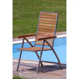 aleos Teak Set 8-tlg. Weiß