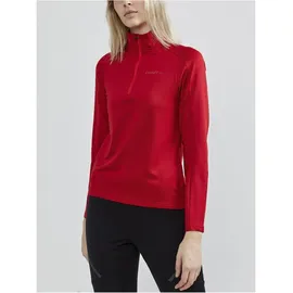 Craft Core Gain Midlayer 1/2-Zip Langarmshirt Damen 430000 bright red S