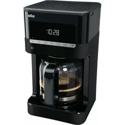BRAUN Filterkaffeemaschine "KF 7020" Kaffeemaschinen Gr. 12 Tasse(n), schwarz Filterkaffeemaschine