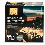 Galaxielichterkette 200er, weiß