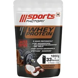 sports FACTORY Whey Proteinpulver 1,0 kg