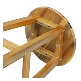 CASARIA CASARIA® 4er Set Barhocker Barstuhl Akazie Holz Massiv