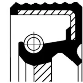 CORTECO Wellendichtring, Differential