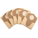 SCHEPPACH Papier Vacuumbeutel für Nass-Trockensauger - 5er Pack