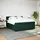 vidaXL Boxspringbett 180 x 200 cm Dunkelgrün