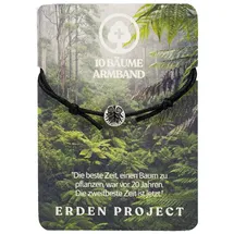 erden-project 10 Bäume Armband Silber