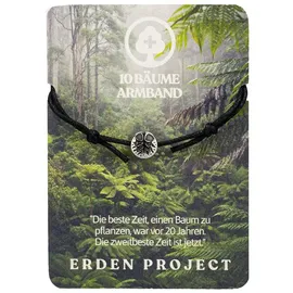 erden-project 10 Bäume Armband Silber