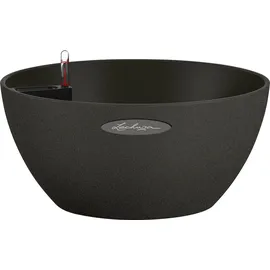 LECHUZA Cubeto Color Komplettset Ø 30 x 13,5 cm graphitschwarz