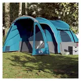 vidaXL Familienzelt 6 Personen Blau Wasserdicht