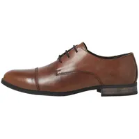 JACK & JONES Herren Jfwraymond Leather Noos Anzugschuhe, Cognac,
