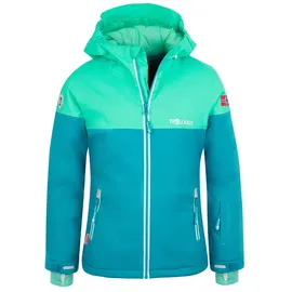 TROLLKIDS Hallingdal Jacke Light Petrol/Dark Mint/White 110