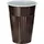 Papstar Thermo-Automatenbecher 0,18 l Ø 7,03 cm 100 St. Braun/Weiss