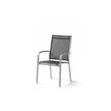 Sieger Meran Stapelsessel 61 x 57 x 98 cm graphit/grau