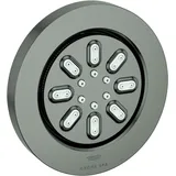 Grohe Seitenbrause Rainshower Aqua 7,5cm, 2 Stahlarten, hd graph. gebürstet