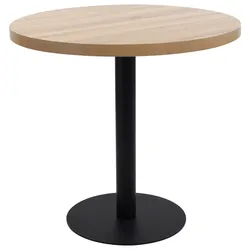 Bistrotisch Hellbraun 80 cm MDF