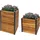 Mendler Pflanzkasten HWC-L23 2er-Set