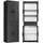 mokebo Mehrzweckschrank 60 x 180 x 34 cm Schwarz