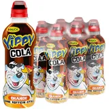 Rauch Yippy Orange Cola | still und ohne Koffein | mit 5% Fruchtgehalt | 6x 330ml PET Flasche