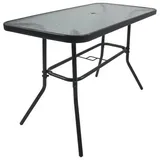 VCM my garden Gartentisch anthrazit rechteckig 110,0 x 55,0 x 70,0 cm