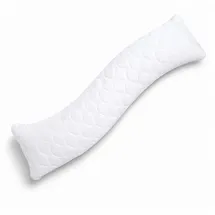 sei Design Stillkissen 40x130 cm Welle Weiß