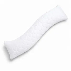 sei Design Stillkissen 40x130 cm Welle Weiß