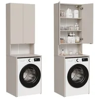Platan Room Waschmaschinenschrank Badezimmer Hochschrank Überbauschrank für Waschmaschine und