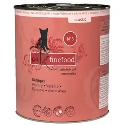 Catz finefood Nassfutter Katze Classic Adult No. 3 Geflügel 6x800 g