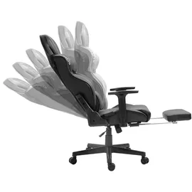 Trisens Chair Racing Chefsessel Schwarz