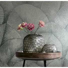 Marburg Blissful Botanics Vliestapete 53 cm x 10 m silber 34193