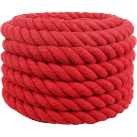 vidaXL Seil 4 x 4 x 1000 cm Rot