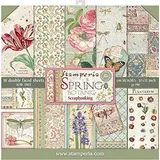 Stamperia Motivpapier Spring Botanic 10 Blatt 30,5 x 30,5 cm