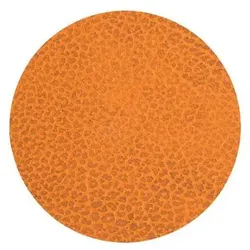 LINDDNA Untersetzer Hippo Circle Leder Gelb Curry