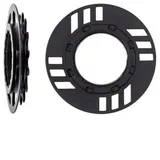 Miranda Kettenschutz-Set für E-Bike inkl. Kettenblatt 15 Zähne, offset 8,65 mm, schwarz