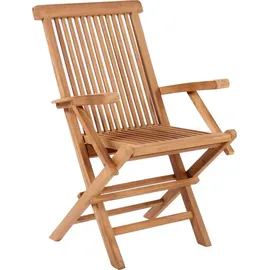 Mr. Deko Gartenmöbelset Teak Sessel Andover & Tisch Balcony
