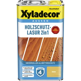 Xyladecor Holzschutzlasur Kiefer Braun matt 2,5 l