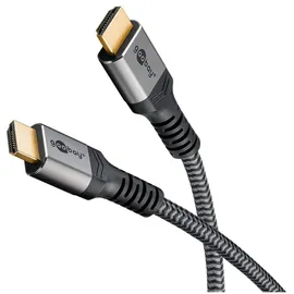 goobay HDMI-Kabel 2.0 10 m Grau