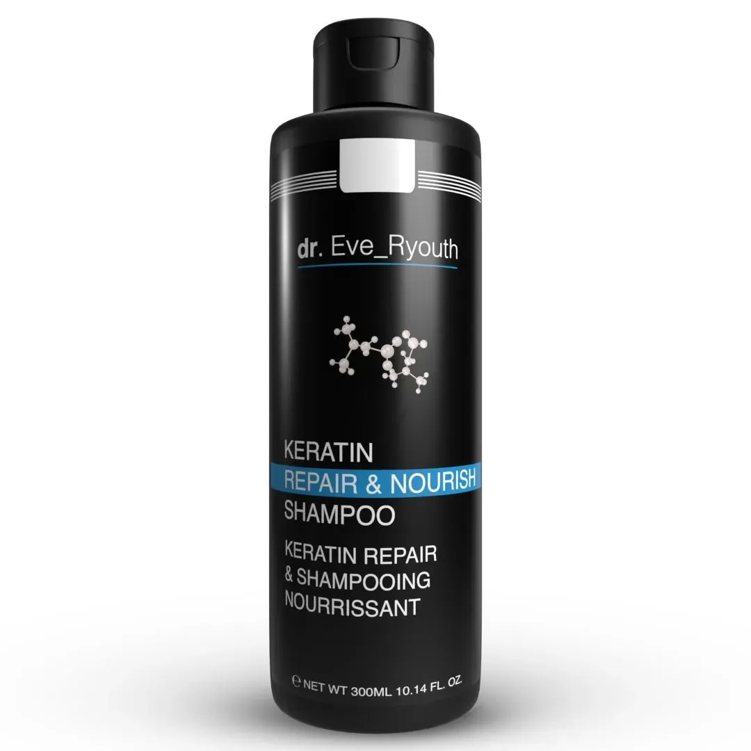 Dr. ever youth Keratin Reparatur & Nährlaushampoo 300 ml Unisex