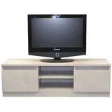 moebel-direkt-online Heike TV-Rack 120 x 41 x 37 cm Weiß Holzwerkstoff
