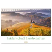 Calvendo Leidenschaft Landschaften (Tischkalender 2026 DIN A5 quer), CALVENDO