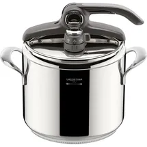 Lagostina Diva 22 cm 7 l Pfanne + Kochtopf silber