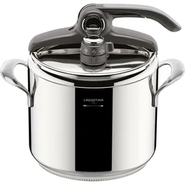 Lagostina Diva 22 cm 7 l Pfanne + Kochtopf silber