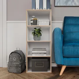 Vicco Bücherregal Tetrix 40 x 100 x 30 cm Weiß
