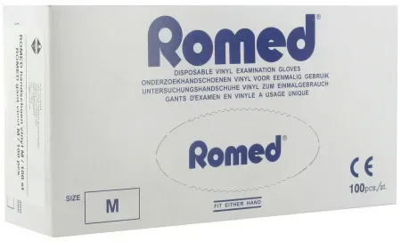 Romed Vinyl Handschuhe Gepudert Medium 100 Stück