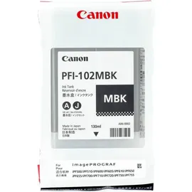 Canon PFI-102MBK mattschwarz