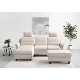 sit&more Ecksofa SIT & MORE "Farö L-Form", grau (elephant), B:234cm H:90cm T:168cm, Sofas, Ecksofa, inklusive Federkern, wahlweise mit Bettfunktion und Bettkasten