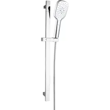 Marwell Quattro II Duschsystem mit Duschstange Silber 150x9,3cm