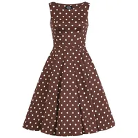 Hearts & Roses London Swing Kleid Cindy Polka Dot Vintage Rockabilly Retro, Größe:S - S